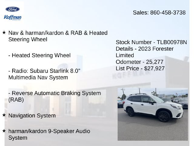 Used 2023 Subaru Forester Limited AWD/4WD image 5