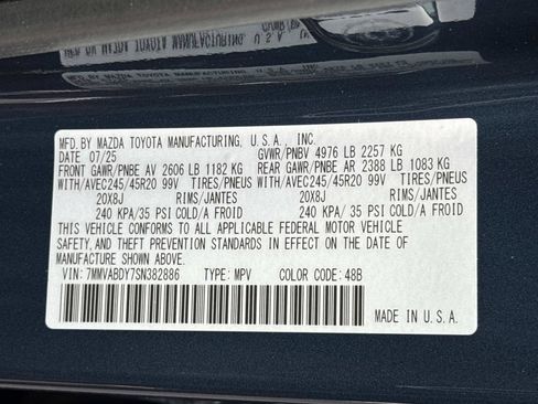 Used 2025 MAZDA CX-50 AWD 2.5 Turbo w/ Cargo Package image 34