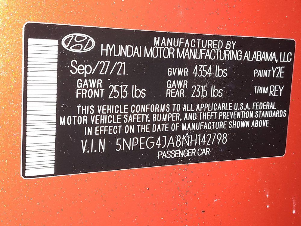 Used 2022 Hyundai Sonata SE FWD image 33