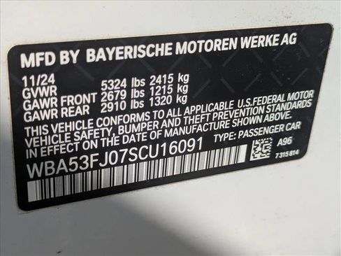 Used 2025 BMW 530i xDrive w/ M Sport Package AWD/4WD image 16