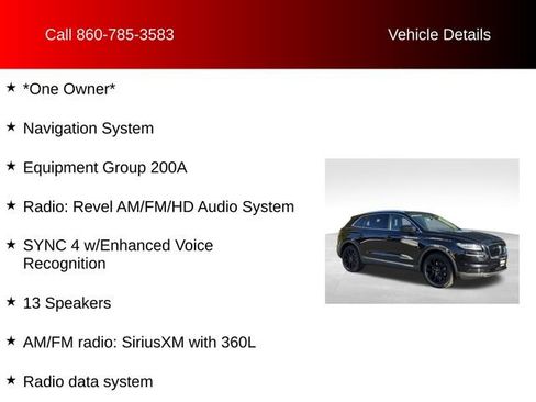 Used 2021 Lincoln Nautilus Reserve w/ Monochromatic Package image 6