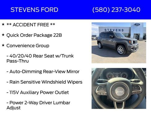 Used 2022 Jeep Renegade Latitude w/ Convenience Group AWD/4WD image 6