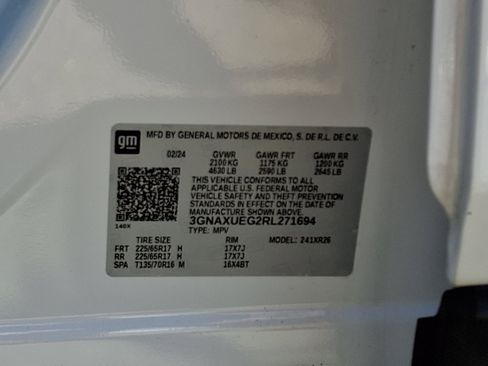Certified 2024 Chevrolet Equinox LT AWD/4WD image 27