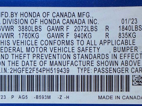 Used 2023 Honda Civic Sport image 30