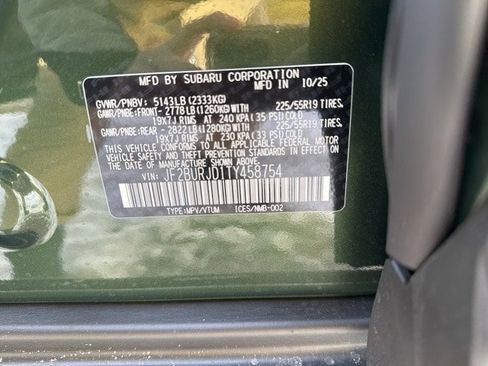 New 2026 Subaru Outback Touring XT image 28