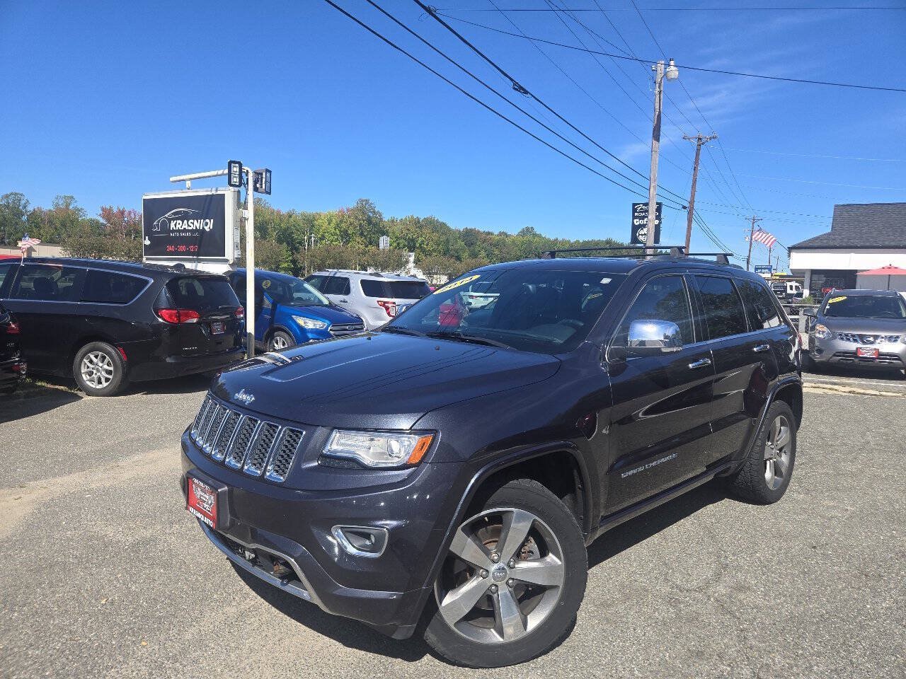 Used 2014 Jeep Grand Cherokee Overland w/ Advanced Technology Group AWD/4WD image 1