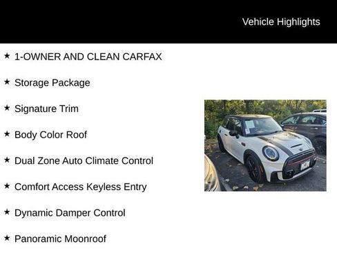 Used 2024 MINI Cooper John Cooper Works w/ Signature Upholstery Package FWD image 5
