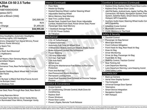 Certified 2025 MAZDA CX-50 2.5 Turbo w/ Premium Plus Pkg AWD/4WD image 26