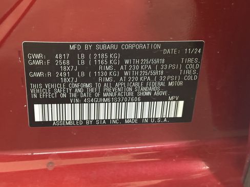 Certified 2025 Subaru Crosstrek 2.5i Limited w/ Popular Package #3A image 36