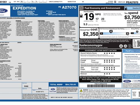 Used 2023 Ford Expedition Platinum RWD image 3