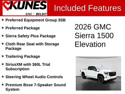 New 2026 GMC Sierra 1500 Elevation w/ Preferred Package