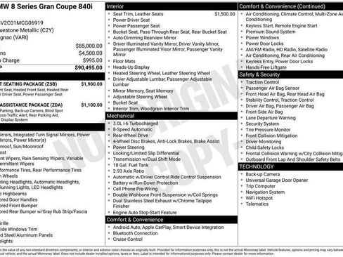 Used 2021 BMW 840i Gran Coupe w/ Comfort Seating Package image 6