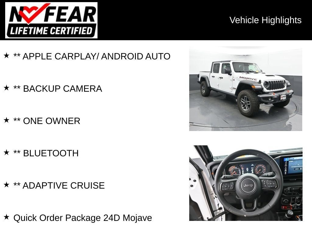 Used 2026 Jeep Gladiator Mojave AWD/4WD image 2