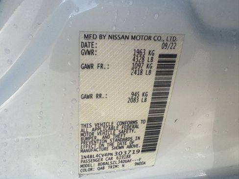 Used 2023 Nissan Altima 2.5 SR w/ SR Premium Package image 43