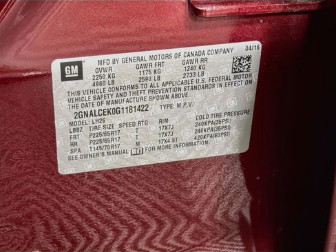 Used 2016 Chevrolet Equinox LT FWD image 12