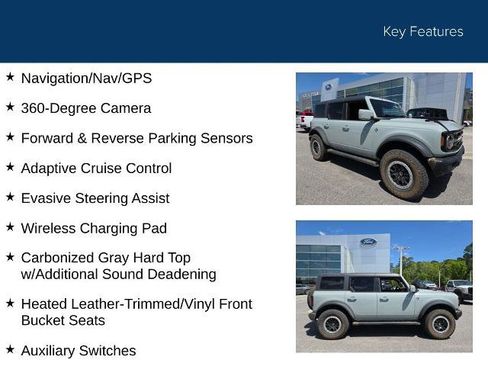 Certified 2024 Ford Bronco Outer Banks w/ Sasquatch Package image 9