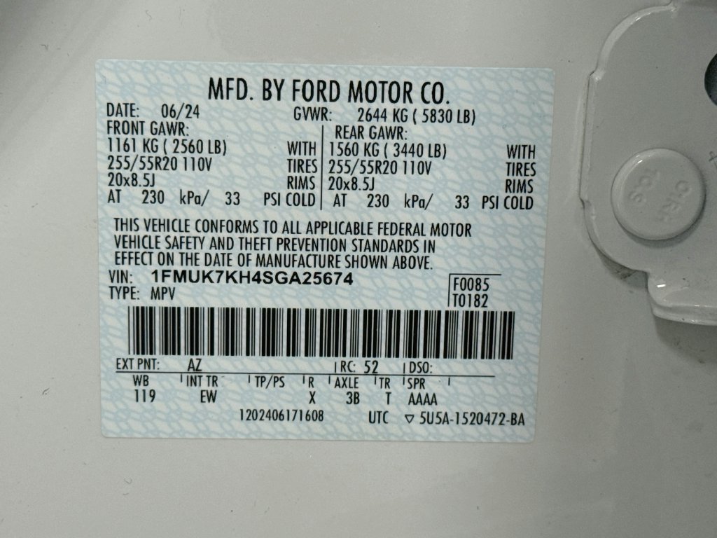 Used 2025 Ford Explorer ST-Line RWD image 60