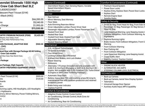 Certified 2024 Chevrolet Silverado 1500 High Country w/ High Country Premium Package AWD/4WD image 42