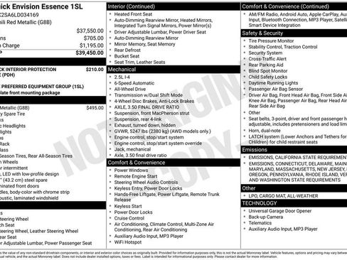 Used 2020 Buick Envision Essence image 24