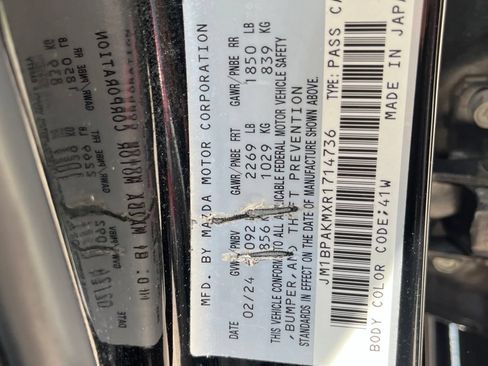 Certified 2024 MAZDA MAZDA3 s FWD image 27