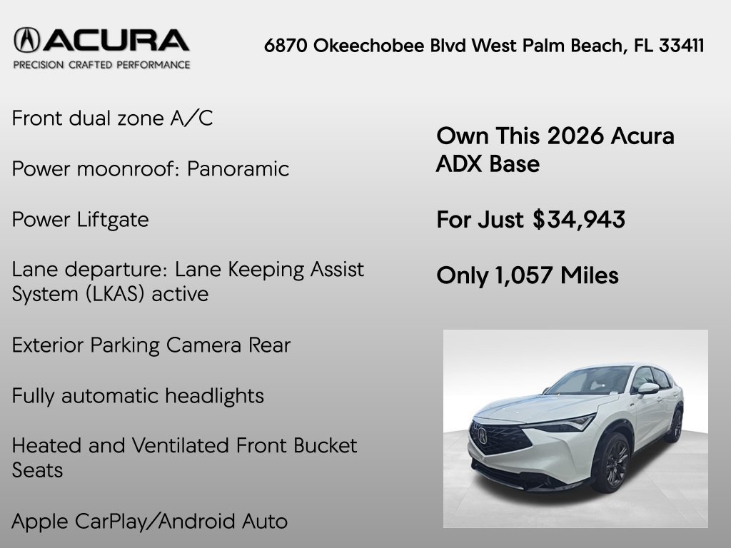 Certified 2026 Acura ADX A-Spec FWD image 7