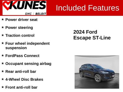 Used 2024 Ford Escape ST-Line AWD/4WD image 3