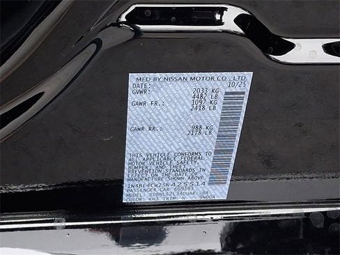 New 2025 Nissan Altima 2.5 SR image 10