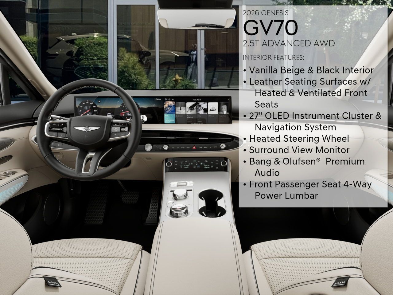 New 2026 Genesis GV70 2.5T Advanced AWD/4WD image 17