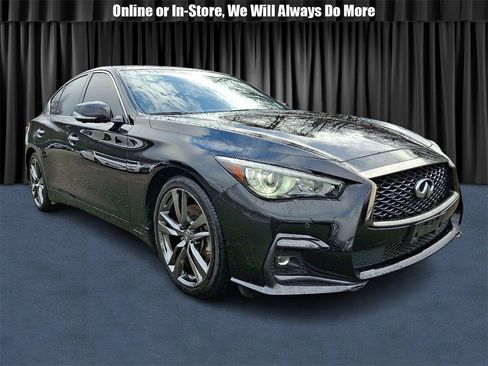 Certified 2021 INFINITI Q50 Signature Edition w/ Cargo Package image 1