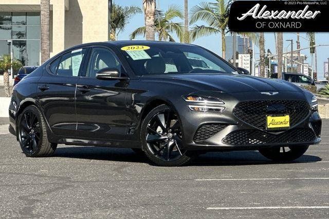 Used 2023 Genesis G70 2.0T w/ Sport Prestige Package RWD image 1