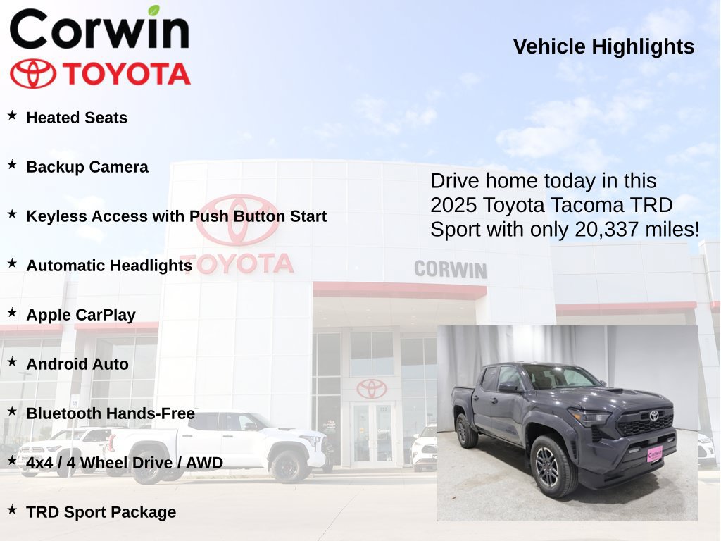 Used 2025 Toyota Tacoma TRD Sport AWD/4WD image 6