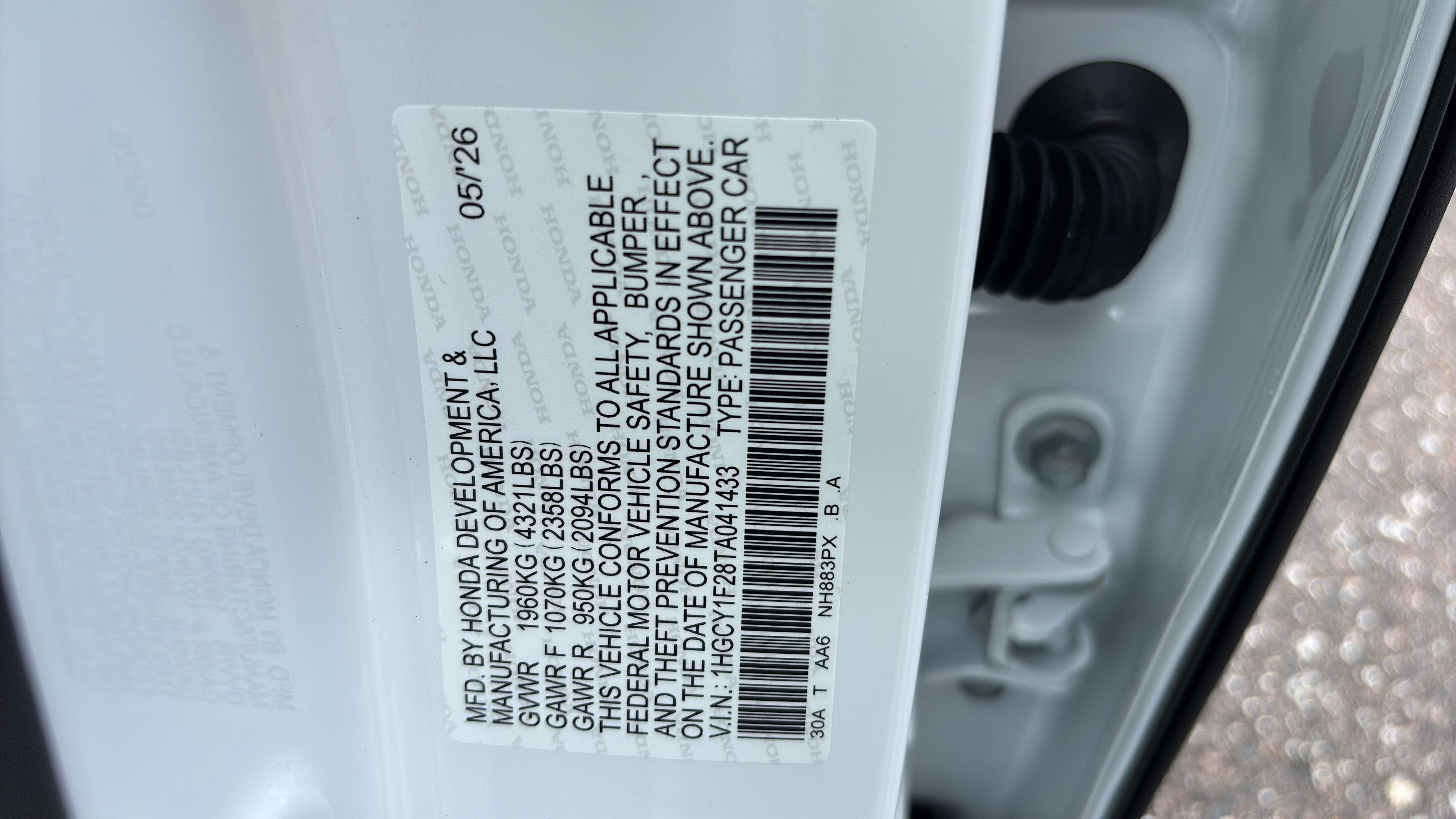 New 2026 Honda Accord LX image 17