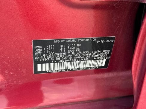 Used 2020 Subaru Legacy 2.5i Sport image 32