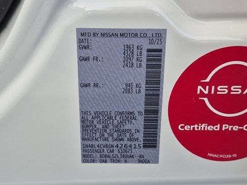 Used 2025 Nissan Altima 2.5 SR w/ SR Premium Package FWD image 28