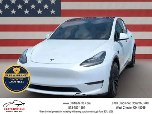 Used 2022 Tesla Model Y Long Range AWD/4WD image 1