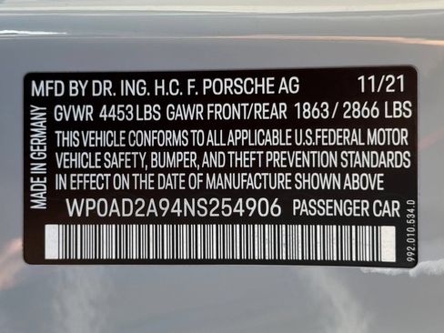 Certified 2022 Porsche 911 Turbo S AWD/4WD image 37