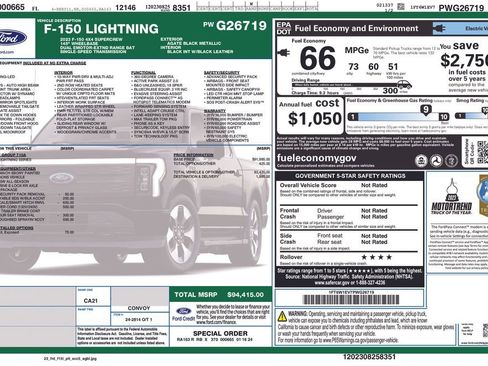 Used 2023 Ford F150 Lightning Platinum image 6