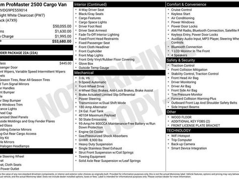 Used 2023 RAM ProMaster 2500 image 4