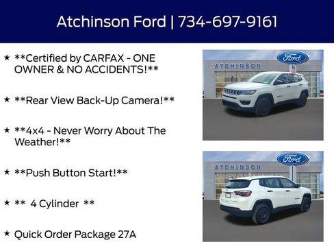 Used 2018 Jeep Compass Sport image 4