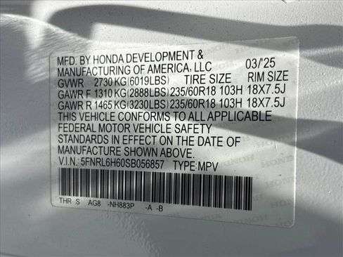 Used 2025 Honda Odyssey EX-L image 27