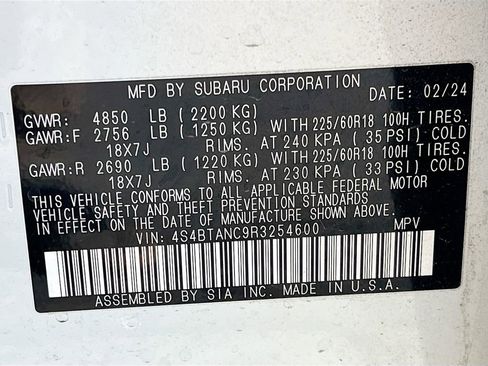 Used 2024 Subaru Outback Limited AWD/4WD image 34
