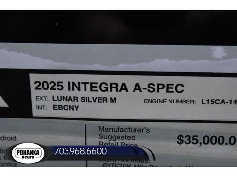 New 2025 Acura Integra A-Spec image 34