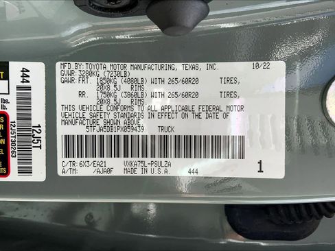 Used 2023 Toyota Tundra Limited w/ TRD Off-Road Package image 36