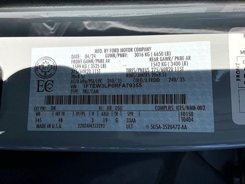 Used 2024 Ford F150 XLT w/ Equipment Group 303A High image 18