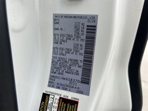 Used 2024 Nissan Frontier S w/ Technology Package image 10