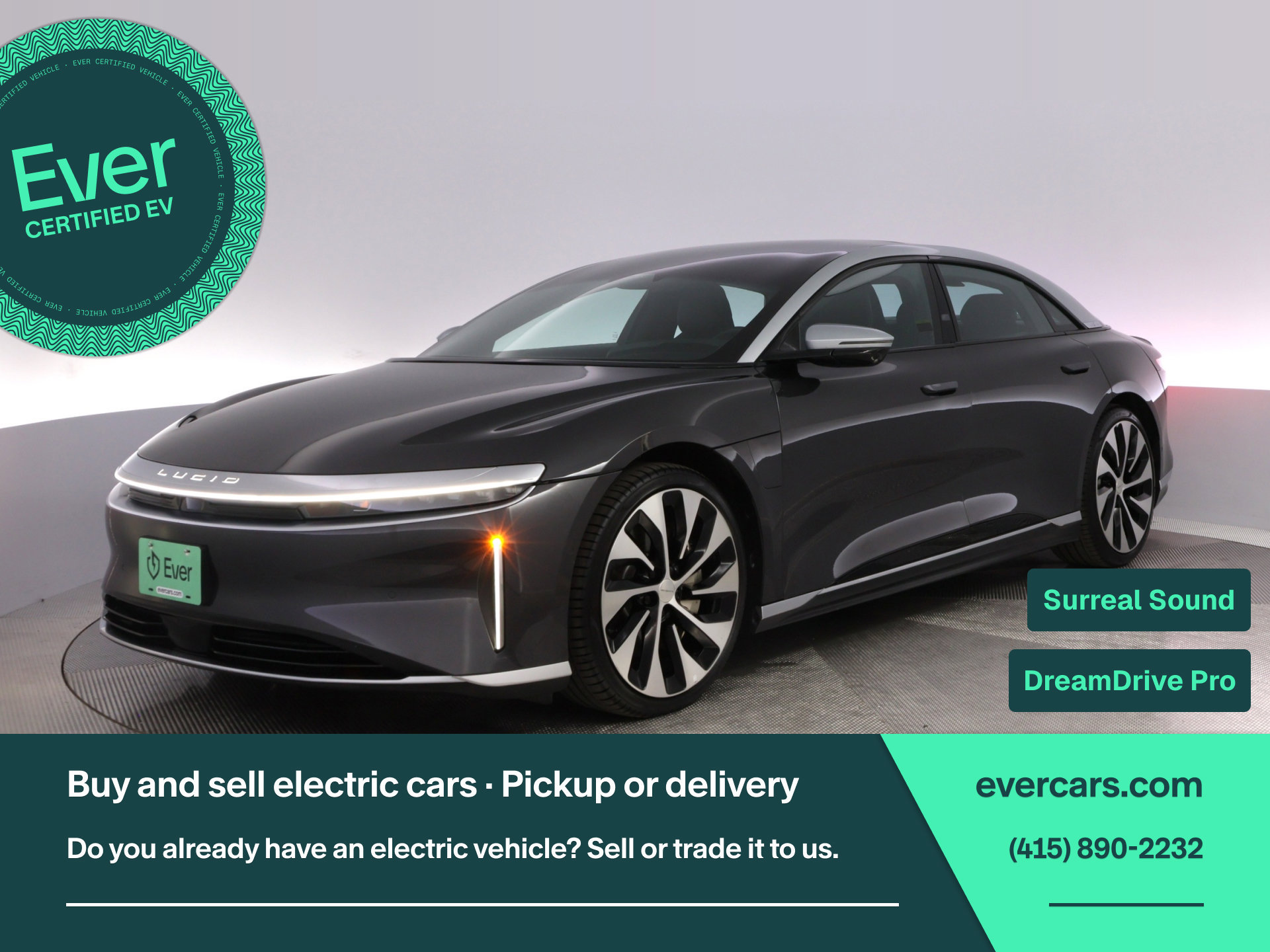 Used 2022 Lucid Air Grand Touring AWD/4WD image 1