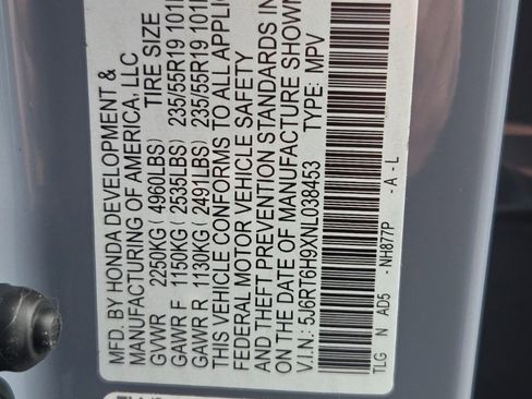 Used 2022 Honda CR-V Touring image 30