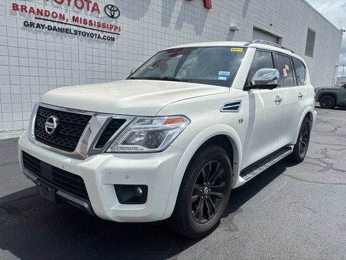Used 2019 Nissan Armada Platinum w/ Captain's Chairs Package RWD image 1