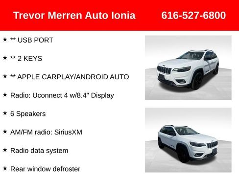 Used 2022 Jeep Cherokee Latitude Lux w/ Sun & Sound Group AWD/4WD image 19