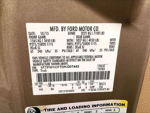 Used 2013 Ford F150 Lariat w/ Mid Equipment Group RWD image 37